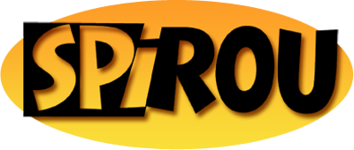 Spirou logo for Sega Mega Drive